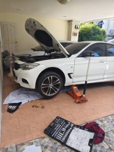 BMW F34 สตาร์ทไม่ติด สตาร์ทเงียบ เปลี่ยนแบตใหม่แล้วก็ยังเหมือนเดิม